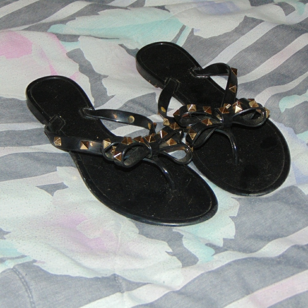 Studded Flip Flops - Picture 3 of 3